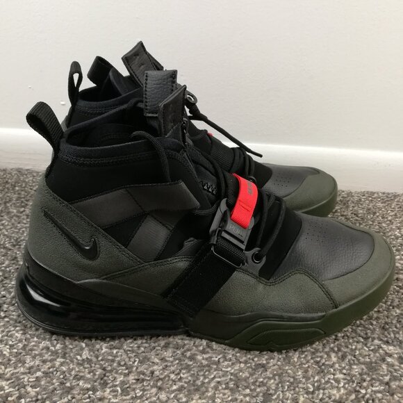 Nike Air Force 270 Utility Sequoia Men's Size 11 US Aq0572-300 Athletic Shoes - Picture 1 of 9